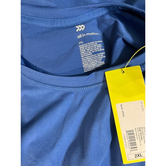 All In Motion Short Sleeve Performance T-Shirt Size 2XL New - Picture 4 of 4